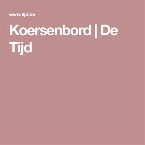 continumarkt de tijd|de tijd koersenbord.